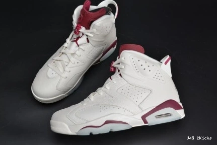 650 Comfortable 6 Jordan 384664-116 Maroon Retro 0822